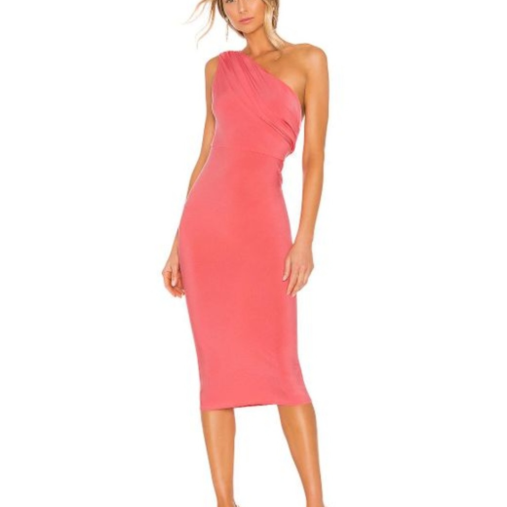Katie May X Grace Kong Dress in Coral